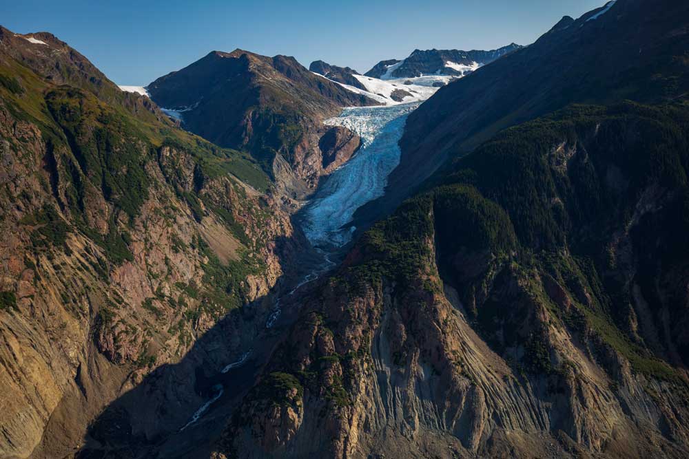 glacier near atlin bc